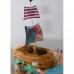 Boat - Pirate Cake being attacked by Giant Octopus (D)